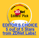 5 Stars at ZDNet!